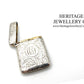 Victorian Silver Vesta Case with Calligraphic Initials (c. 1892)