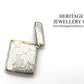 Victorian Silver Vesta Case with Calligraphic Initials (c. 1892)