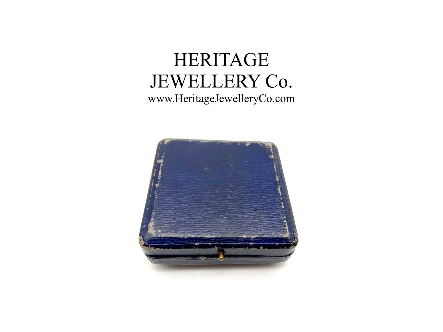 Antique Tooled Leather Jewellery Box