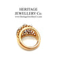 French Diamond Bombe Ring