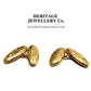 Victorian Gold Cufflinks with Antique Box