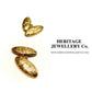 Victorian Gold Cufflinks with Antique Box
