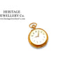 Jaeger LeCoultre Gold Pocket Watch with Diamond-Set Case