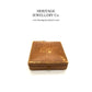 Antique Art Deco Gold Cufflinks with Antique Box