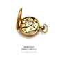 Jaeger LeCoultre Gold Pocket Watch with Diamond-Set Case