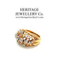 French Diamond Bombe Ring