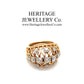 French Diamond Bombe Ring