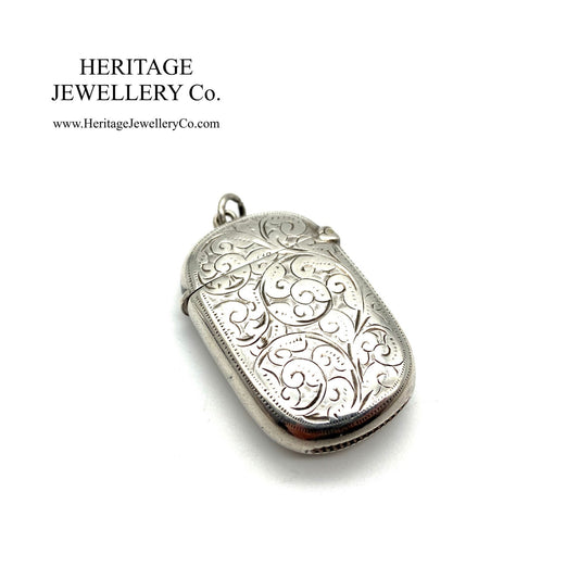 Victorian Silver Vesta Case (c. 1897)