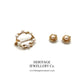 Vintage Pearl Earrings and Brooch Set