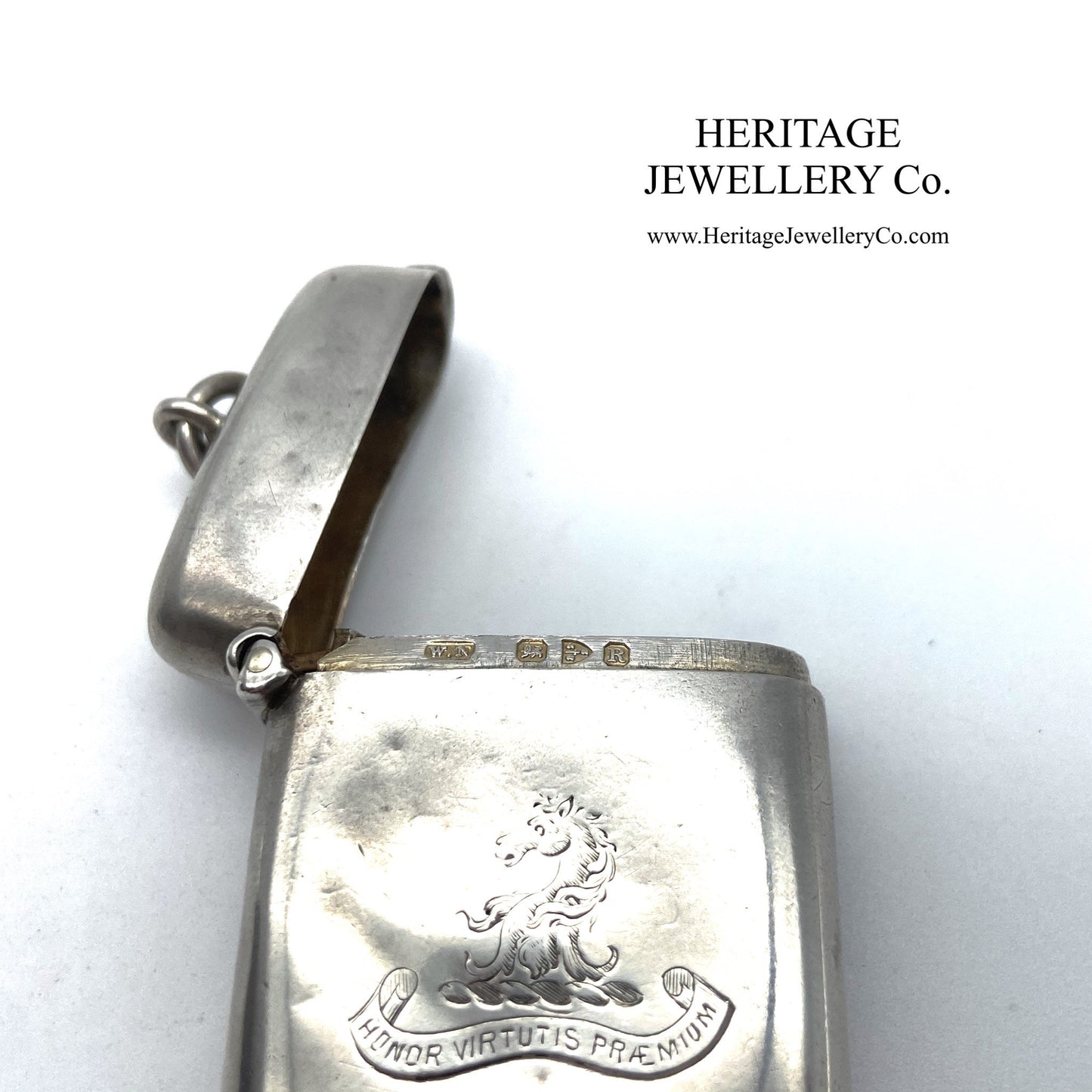 Victorian Silver Vesta Case by William Neale (c. 1900)