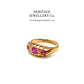 Antique Gold, Ruby and Diamond Ring