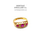 Antique Gold, Ruby and Diamond Ring
