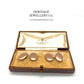 Victorian Rose Gold Cufflinks with Antique Box