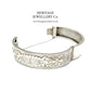 Antique Victorian Silver Bangle Bracelet (c. 1885)