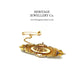 Antique Victorian Gold Mourning Brooch (9ct gold)