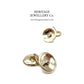 Diamond-set Cufflinks with Antique Box