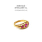 Antique Gold, Ruby and Diamond Ring