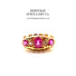 Antique Gold, Ruby and Diamond Ring