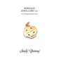 Antique Gold Charm - Wesley Guild Token