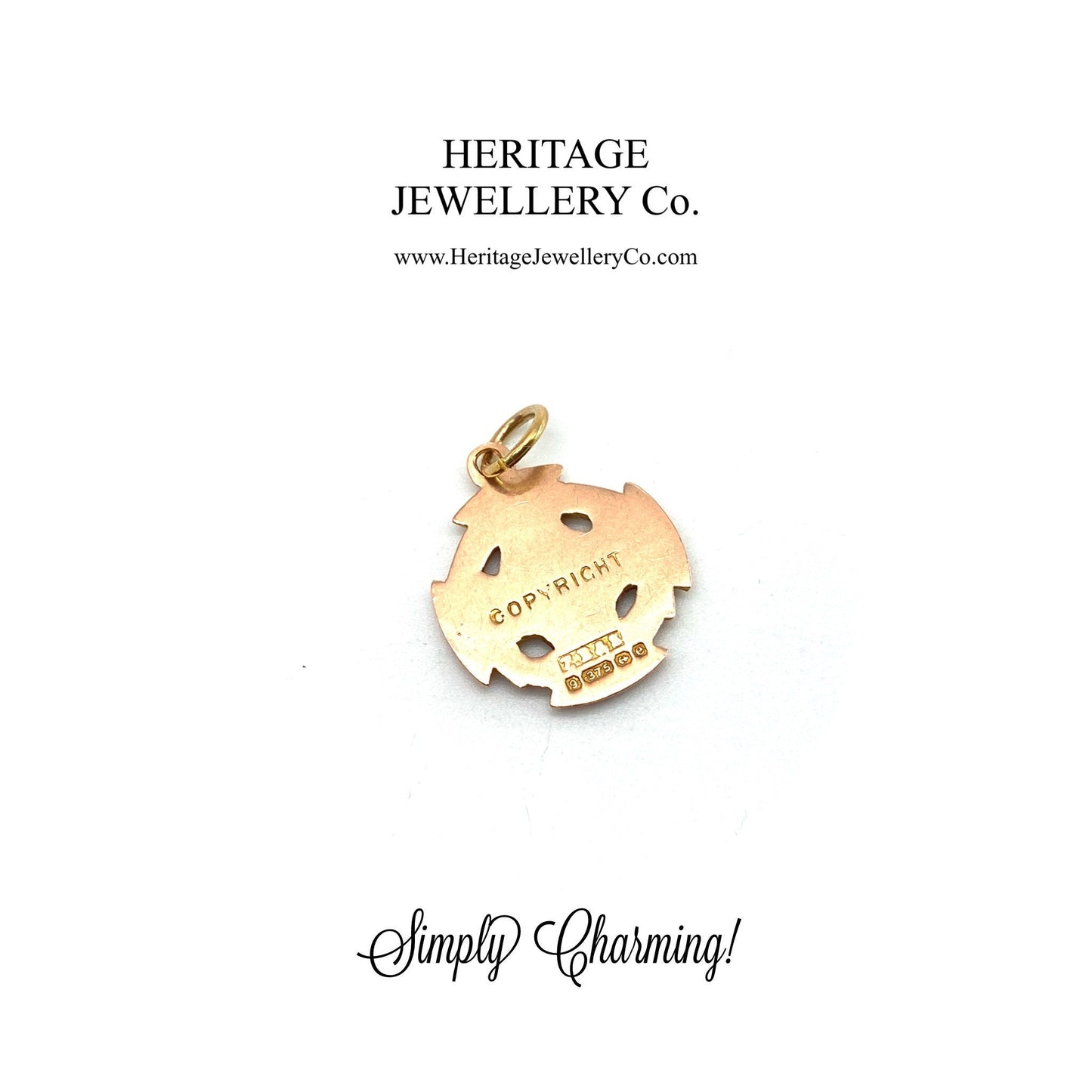 Antique Gold Charm - Wesley Guild Token