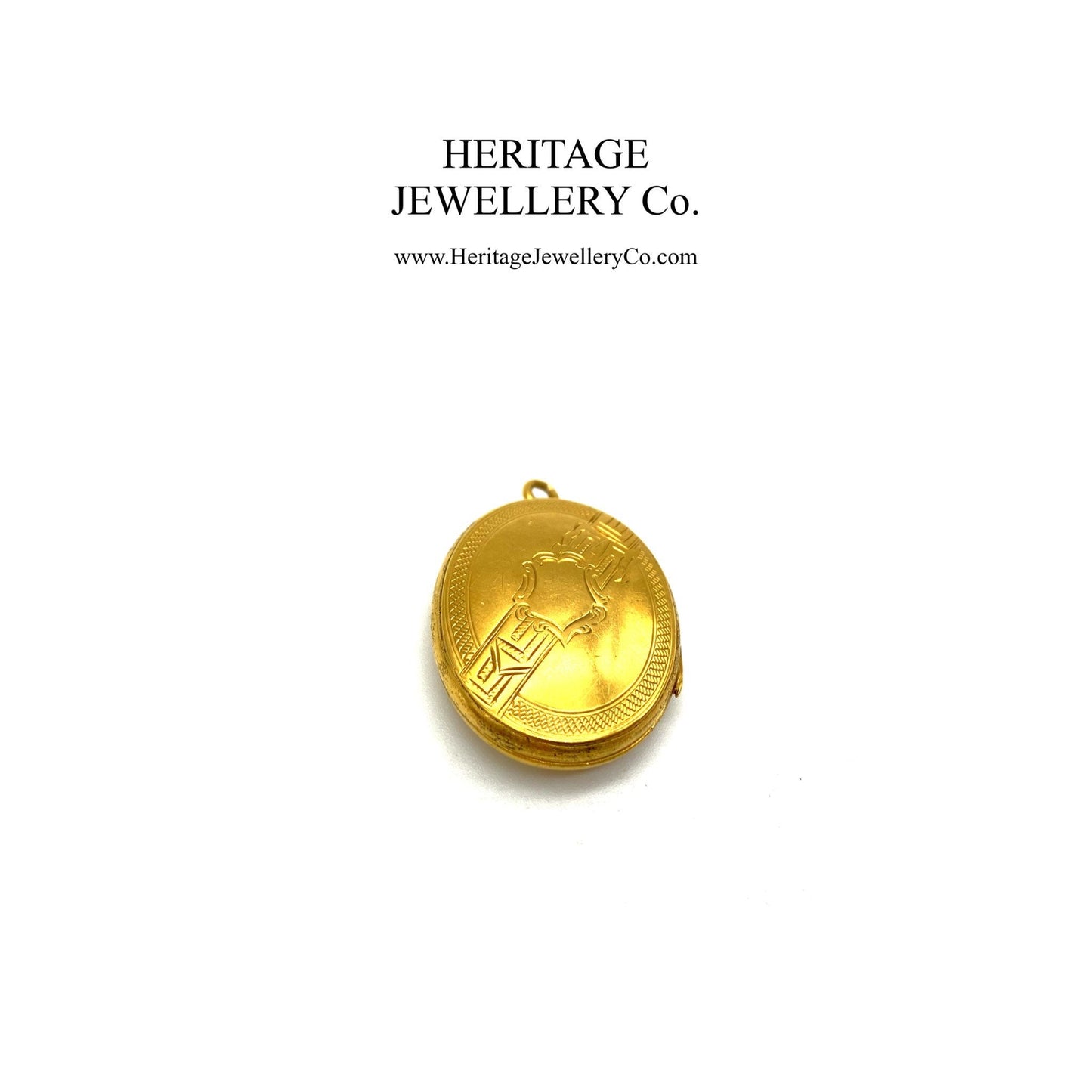 Antique Victorian Gold Mourning Locket