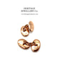 Victorian Rose Gold Cufflinks with Antique Box