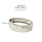 Antique Victorian Silver Bangle Bracelet (c. 1885)