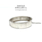 Antique Victorian Silver Bangle Bracelet (c. 1885)