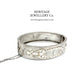 Antique Victorian Silver Bangle Bracelet (c. 1885)
