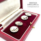 Diamond-set Cufflinks with Antique Box