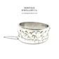 Antique Victorian Silver Bangle Bracelet (c. 1879)