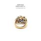 Gold & French Diamond Bombe Ring