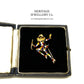 Antique Harlequin Jester Brooch