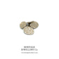 Victorian Silver Cufflinks with Antique Box