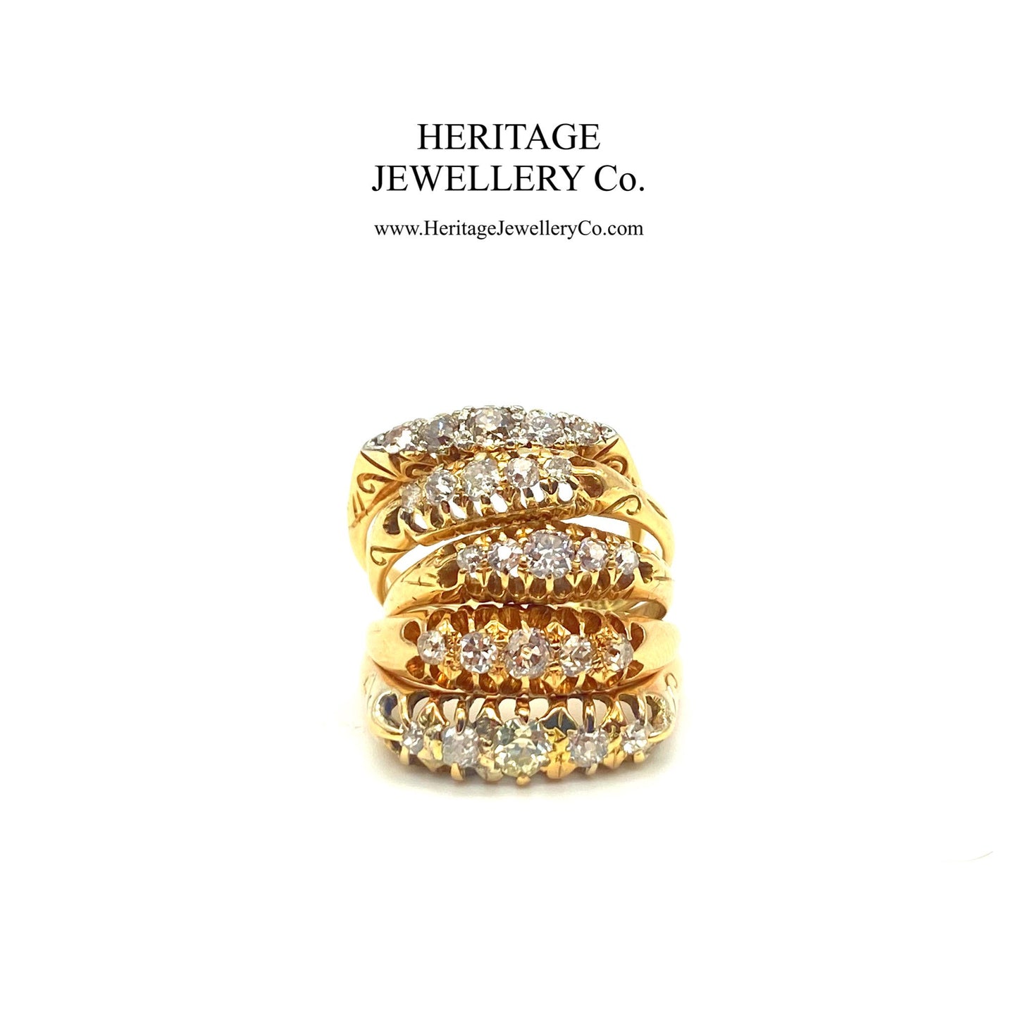 Antique 5-Stone Diamond Ring