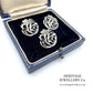 Art Nouveau Silver Buttons (James Deakin & Sons)