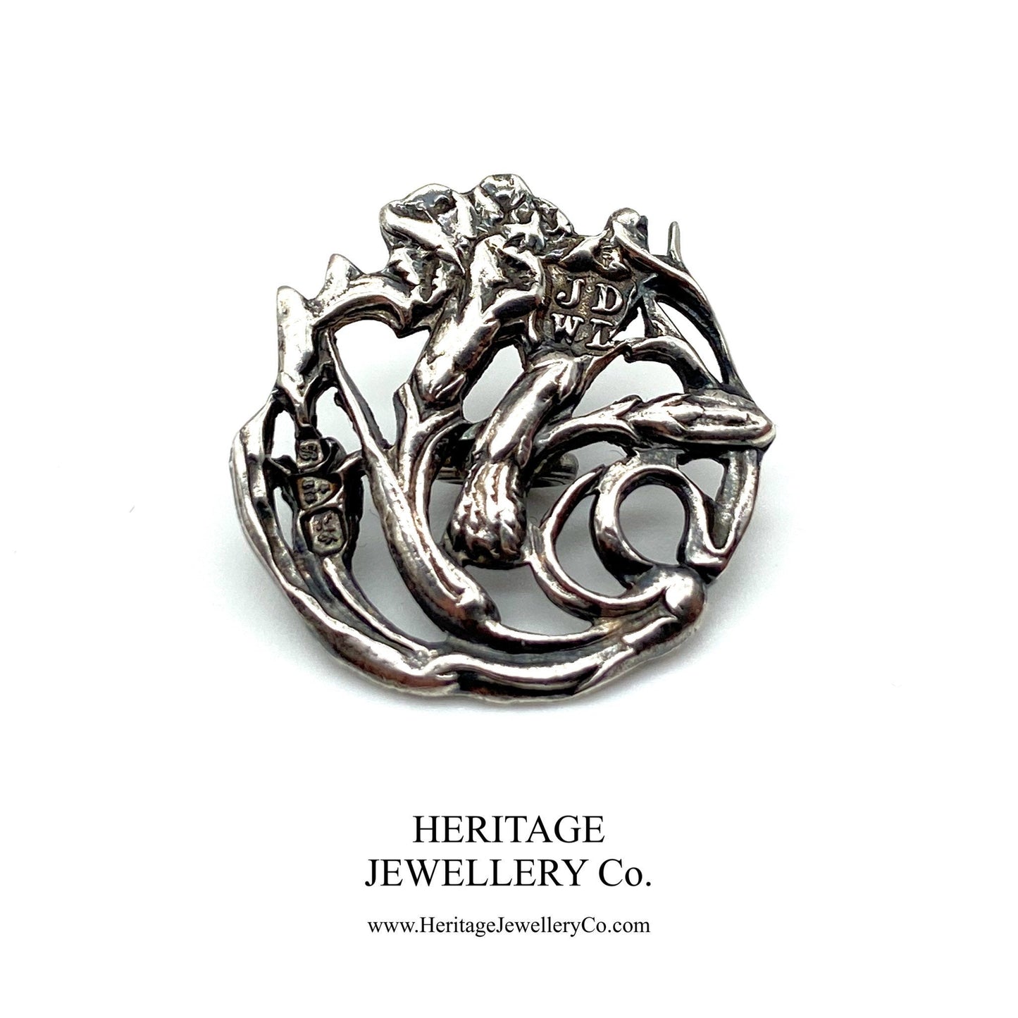 Art Nouveau Silver Buttons (James Deakin & Sons)