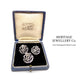 Art Nouveau Silver Buttons (James Deakin & Sons)
