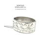 Antique Victorian Silver Bangle Bracelet (c. 1879)