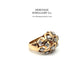 Gold & French Diamond Bombe Ring