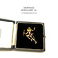 Antique Harlequin Jester Brooch
