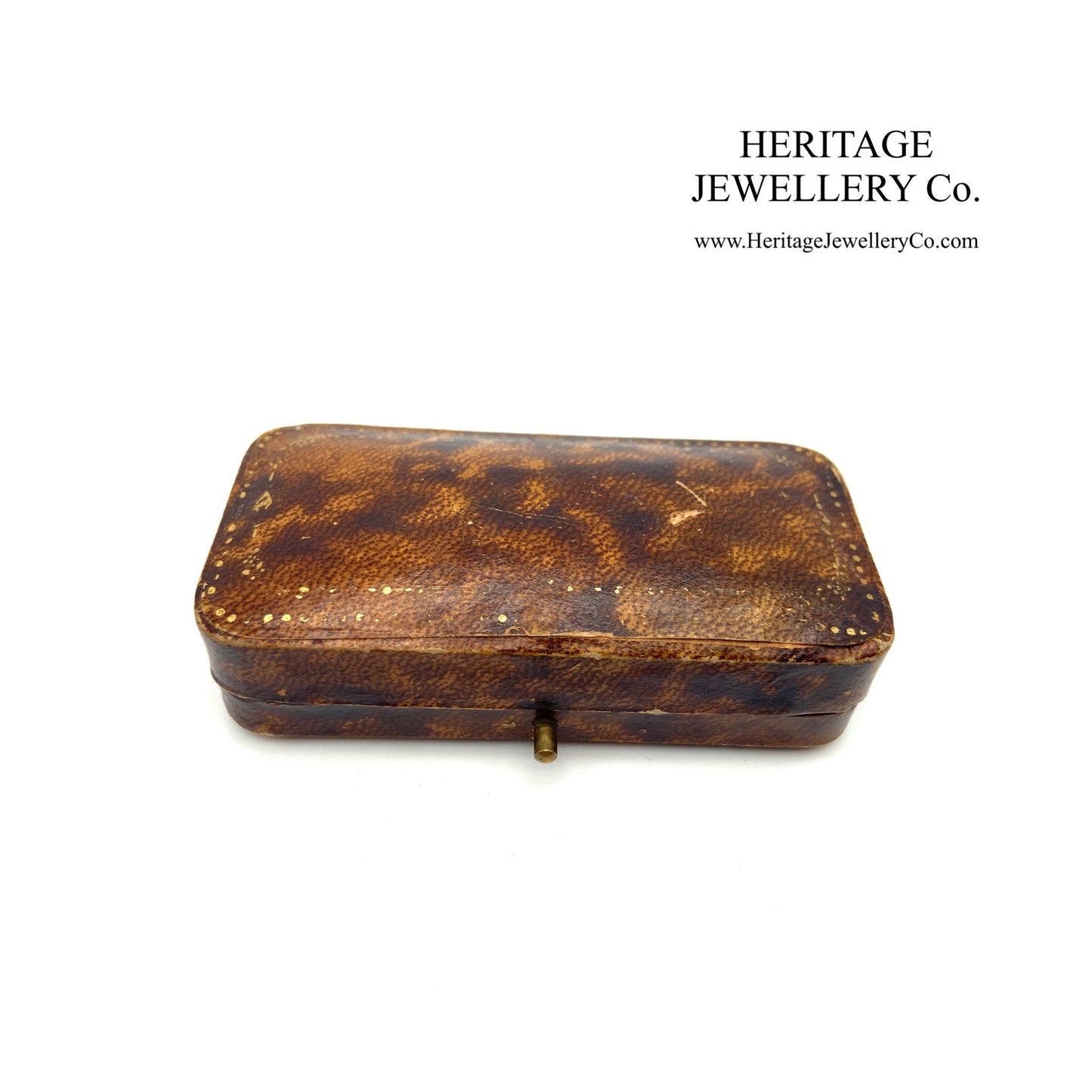 Georg Jensen Rose Gold Cufflinks with Antique Box (c. 1923)