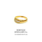 Antique 4-Stone Diamond Gypsy Ring