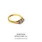 Vintage 3-Stone Diamond Ring