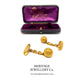 Rare Victorian Gold Cufflinks with Antique Box (9ct gold)