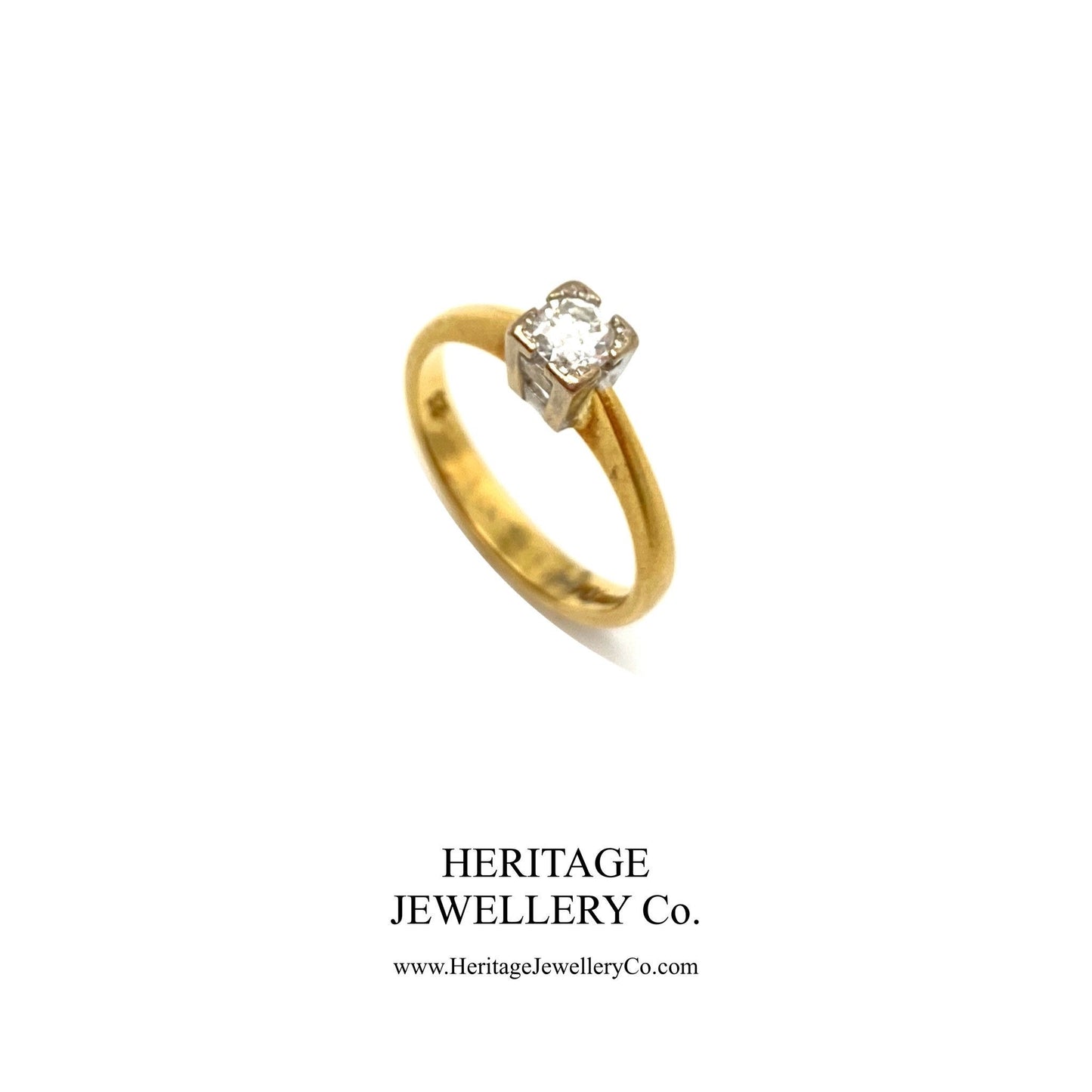 Vintage Diamond Solitaire Ring