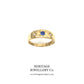Edwardian Sapphire and Diamond Gypsy Ring (c. 1909)