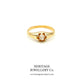 Victorian Solitaire Diamond Gypsy Ring (c. 1870-1900)