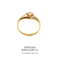 Victorian Solitaire Diamond Gypsy Ring (c. 1870-1900)