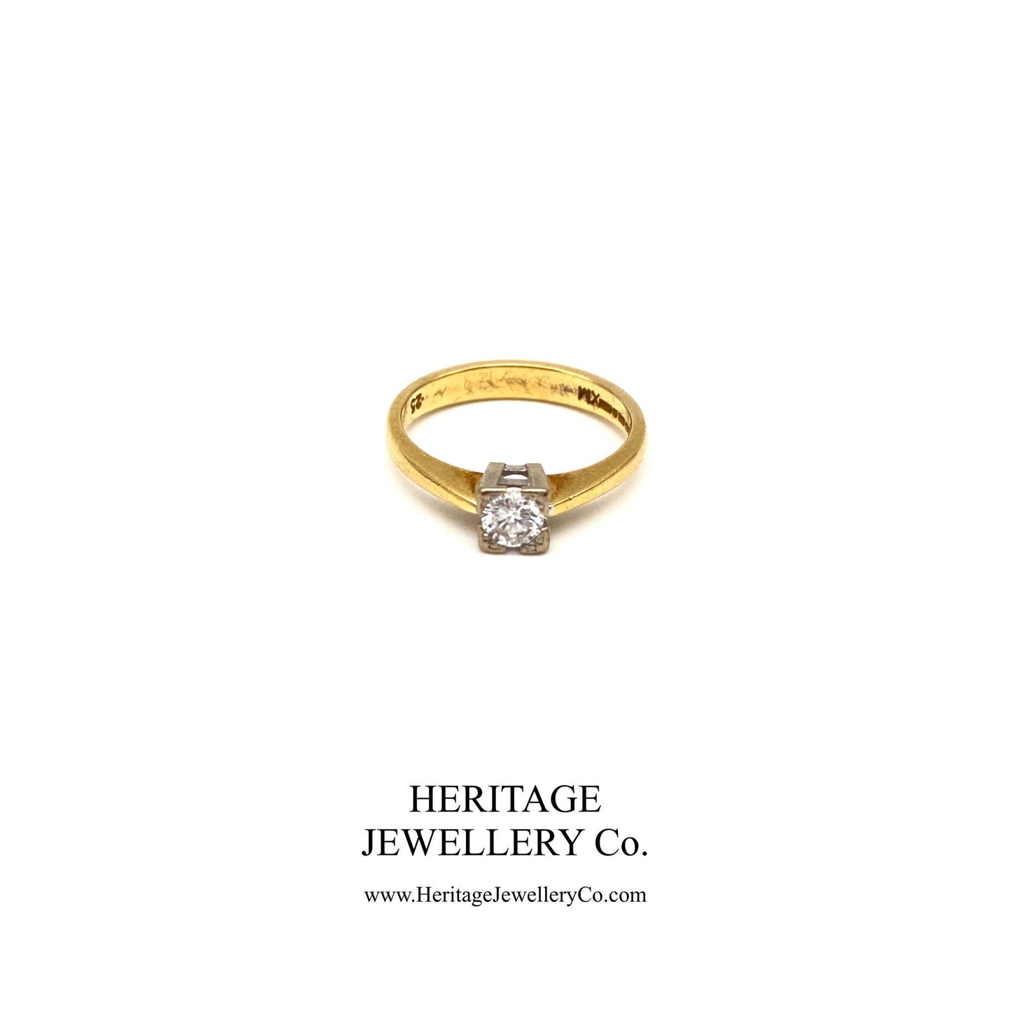 Vintage Diamond Solitaire Ring